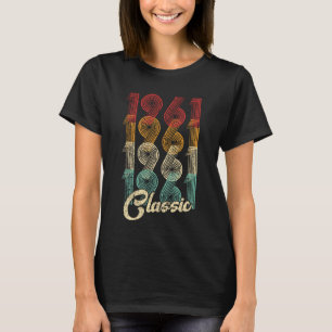 T-shirt 63e anniversaire Cadeau classique 1961 63 ans