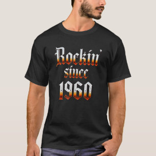 T-shirt 63e anniversaire Rockin' depuis 1960 Classic Rock