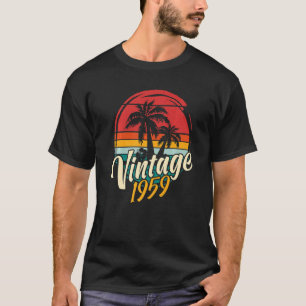 T-shirt 63e anniversaire Vintage 1959