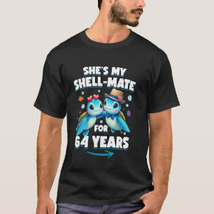 T-shirt 64 ans Tortues de couple Anniversaire C'est Lui c'