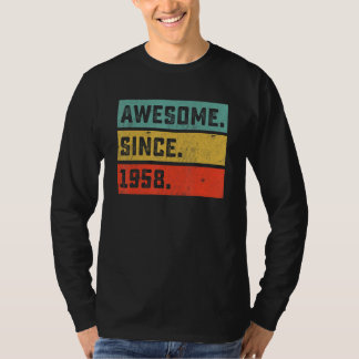 T-shirt 64e anniversaire stupéfiant depuis 1958 64 ans