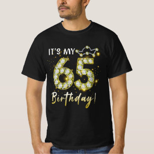 T-shirt 65 ans C_s mon anniversaire 65e anniversaire Diamo