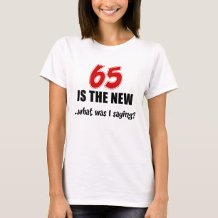 T-shirt 65 ans c'est le nouvel âge