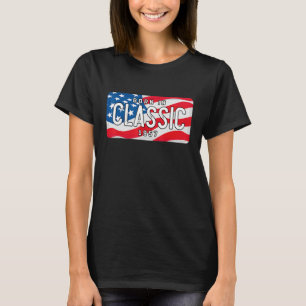 T-shirt 65 ans Né en 1957 Voiture classique 65e anniversai