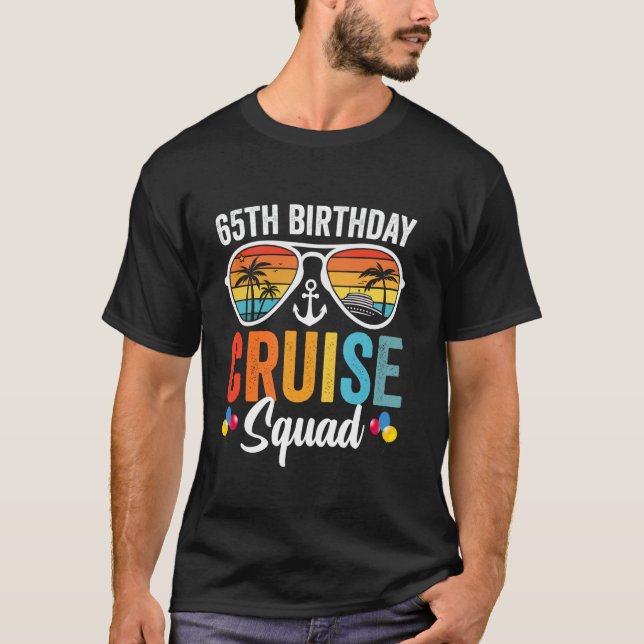 T-shirt 65e Anniversaire Cadeaux d'Escouade de Croisière 2 (Devant)