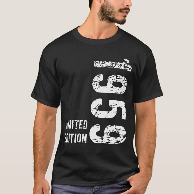 T-shirt 65e cadeau d'anniversaire 1959 Edition limitée 65  (Devant)