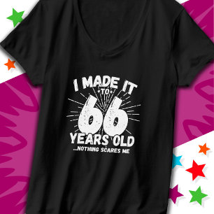 T-shirt 66 Ans Mème sarcastique vieux drôle 66ème annivers