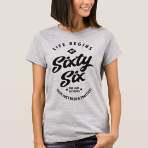 T-shirt 66e anniversaire Cadeaux