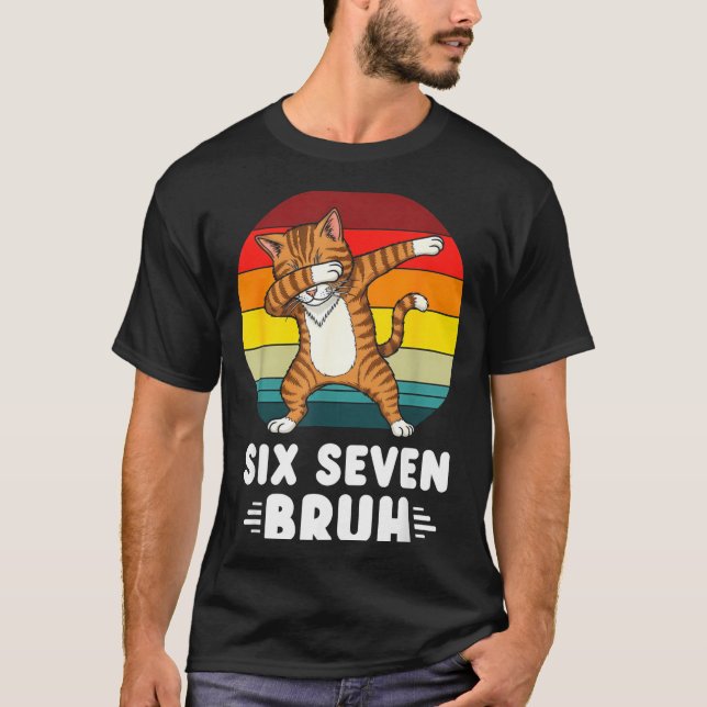 T-shirt 67 Animals Funny 67 Brainrot Youth Kids Cat 67  (Devant)