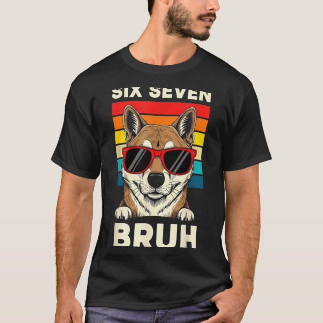 T-shirt 67 Animals Funny 67 Brainrot Youth Kids Dog 67  (Devant)