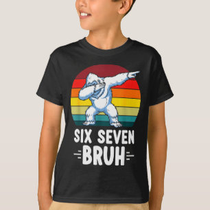 T-shirt 67 Animaux Drôle 67 Brainrot Jeunesse Enfants Yeti