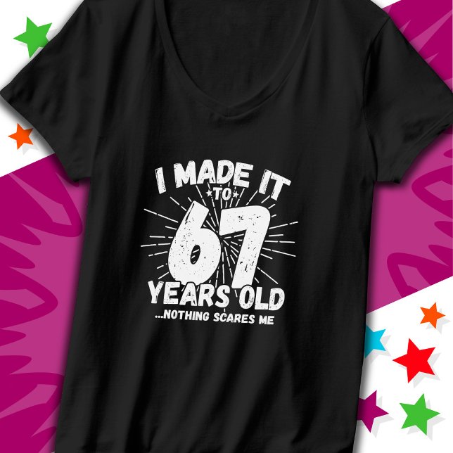 T-shirt 67 Ans Mème sarcastique vieux drôle 67ème annivers (Créateur téléchargé)