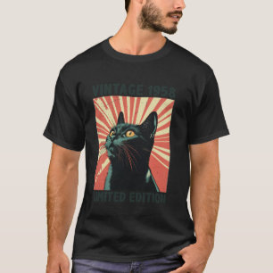 T-shirt 67 ans Vintage 1958 Amoureux des chats 67e anniver