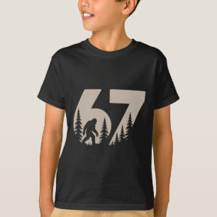 T-shirt 67 Blagues Six Sept Mème Bigfoot Gen Alpha Argot T