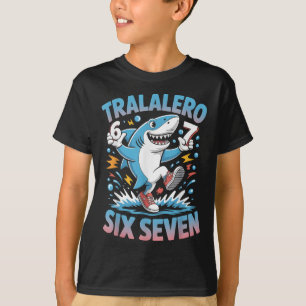 T-shirt 67 Brainrot Italien Mème Drôle 67 Costume pour Enf