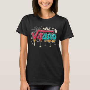 T-shirt 67 Crème glacée Carré de mème racine 4489 Mathe d'