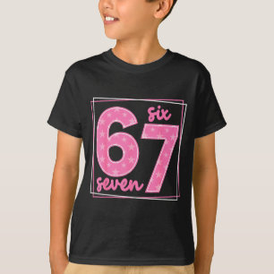 T-shirt 67 drôle numéro 67 anniversaire Meme 