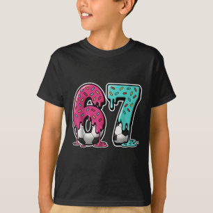 T-shirt 67 Glace au Goutte de Football Gen Alpha Slang Six