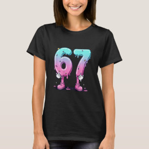 T-shirt 67 Glace Dégoulinante (ck) Six Sept Mème Pour Gen