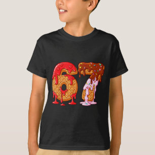 T-shirt 67 Glace Dégoulinante Mème Drôle Six Sept Saint Va
