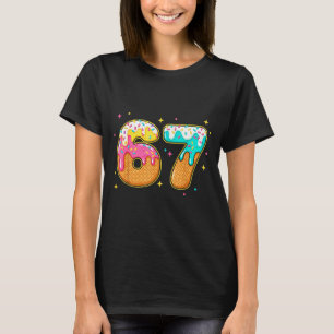 T-shirt 67 Ice Cream Drip Mème Six Sept Argot Gen Alpha