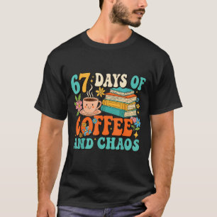 T-shirt 67 jours d'amant de café et de chaos drôle 67 mème
