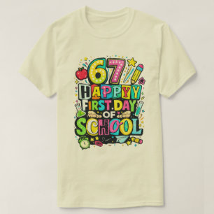 T-shirt 67 Joyeux premier jour d'école