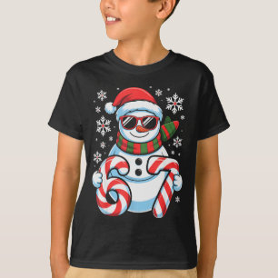 T-shirt 67 Meme Bonhomme de Neige Brainrot Drôle de Noël E