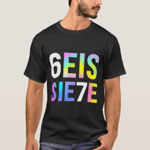 T-shirt 67 Meme Espagnol Seis Siete Six Sept Drôle Spaniea
