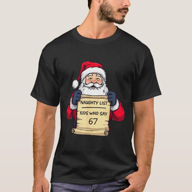 T-shirt 67 Meme Funny Six Seven Christmas For Men Women Ki (Devant)