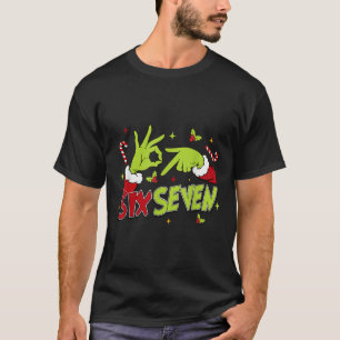 T-shirt 67 Meme Humour 6-7 Drôle Six Sept Noël