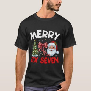 T-shirt 67 Mème Joyeux Six Sept Santa Coquette Drôle Chris