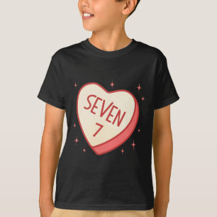 T-shirt 67 Meme Saint-Valentin Cœur de Bonbon Six Sept Cor
