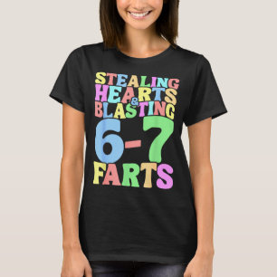 T-shirt 67 Meme Saint-Valentin Six Sept 6-7 Vol drôle
