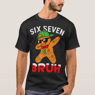 T-shirt 67 Meme Six Sept Bruh Dabbing Gingembre Drôle Chri