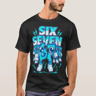 T-shirt 67 Meme Six Seven 6 7 Cerveau Pourri Italien Anniv