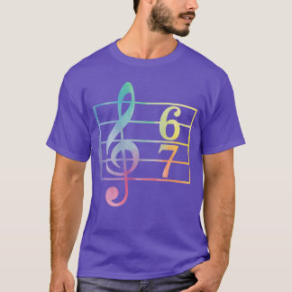 T-shirt 67 Music Meme Slang Six Seven Music Teacher Funny
