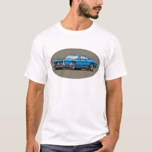 T-shirt 67 Pontiac GTO_blue