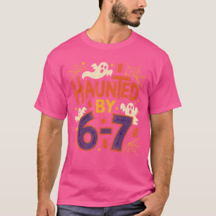 T-shirt 67 Professeur Halloween Fantôme Six Sept Mème Équa