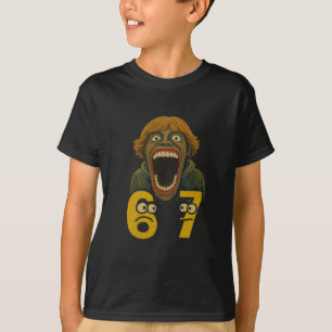 T-shirt 67 Six Seven 6 7 Conception de Mème Drôle 6 7 2 