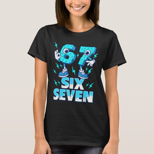 T-shirt 67 Six Seven 6-7 - Funny Italian Brainrot Kids Gam (Devant)