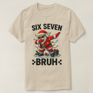 T-shirt 67 Six Seven Burh Santa en train de dabber Noël