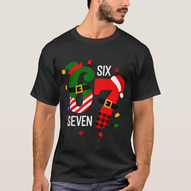 T-shirt 67 Six Seven Christmas  (Devant)