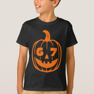 T-shirt 67 Six Seven Déguisement Halloween Pour Étudiants 