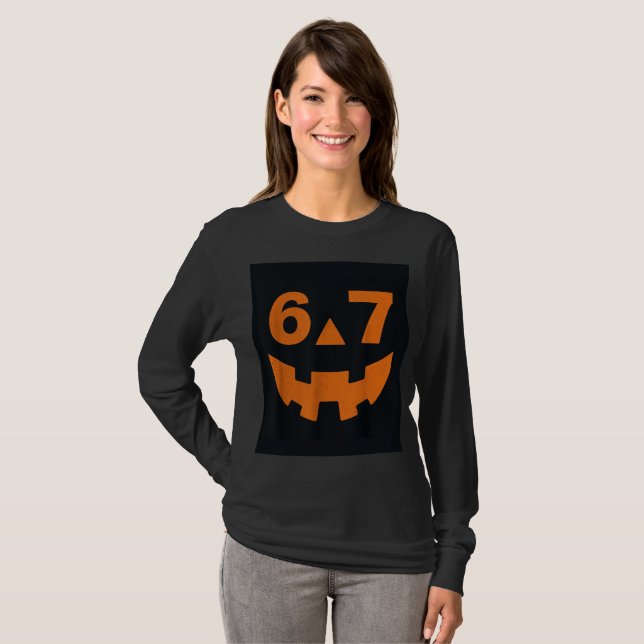 T-shirt 67 Six Seven Funny Halloween Costume (Devant entier)