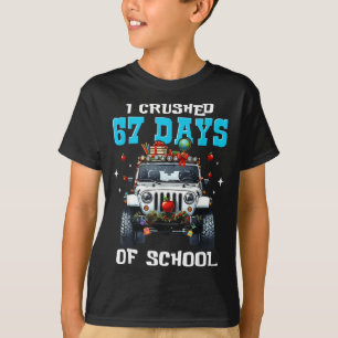 T-shirt 67 Six Seven Je Casse 67 Jours D'école Drôle Mème 