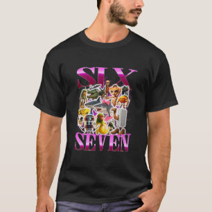 T-shirt 67 Six Seven Meme d'anniversaire Viral Brainrot it