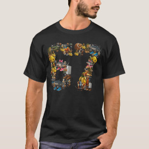 T-shirt 67 Six Seven Meme d'anniversaire Viral Italian Bra