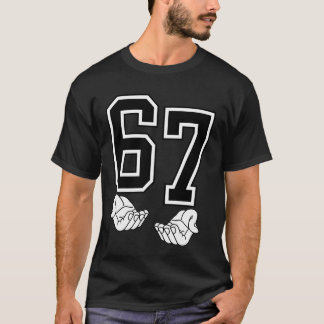 T-shirt 67 Six Seven, Skibidi Toilettes Gen Alpha avec Sla