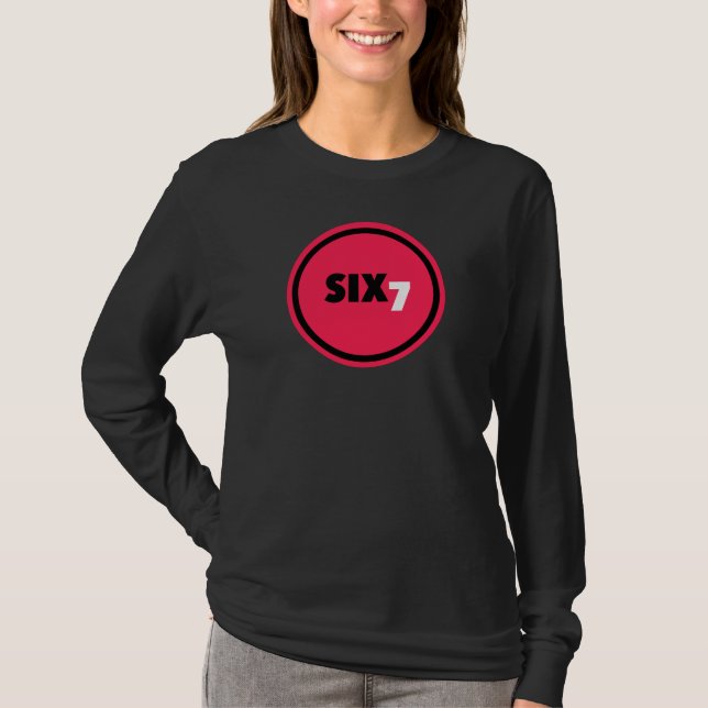 T-shirt 67 Trending Number Print Novelty (Devant)